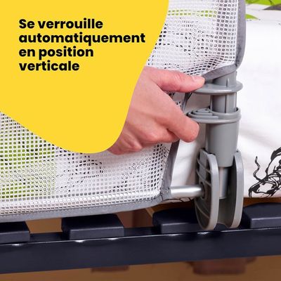 Aodo Barrière de lit anti-chute de 190 c pour enfants, protection