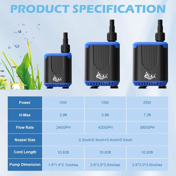 Pompe à eau solaire 36V - Surpresseur solaire 3 000 L/h