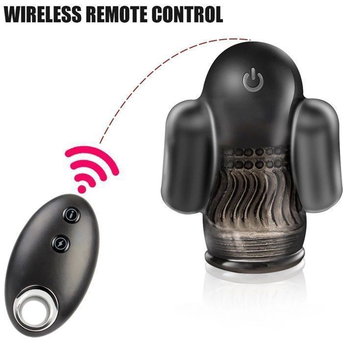 Vibromasseur de pénis,vibrateur masculine,anneau pénien de  chasteté,télécommande,Wireless Remote