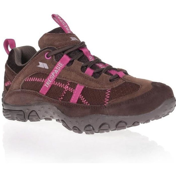 TRESPASS Chaussures de randonnée Fell - Femme - Café