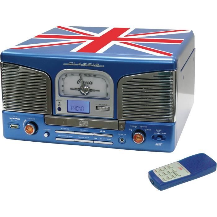 INOVALLEY RETRO03UK Chaîne HiFi Vynile TDCDFM