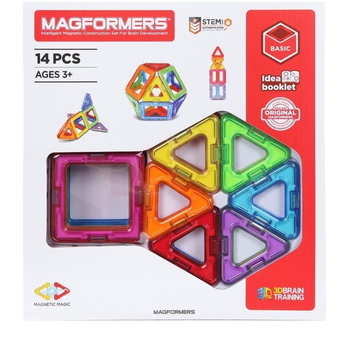 Magformers 14 Pièces Magnétique jeux Aimants Créatif conception ateur Ventilation 