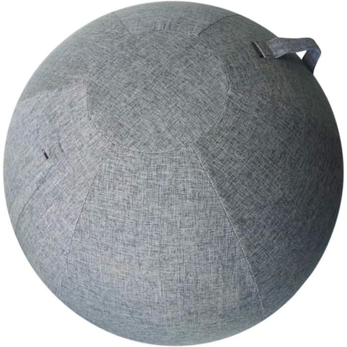 Housse De Protection Pour Ballon De Yoga 65 Cm - Coton Doux, Gris, Poignée De Transport, Pliable, Pour Fitness, Pilates, Rangement Facile - 8