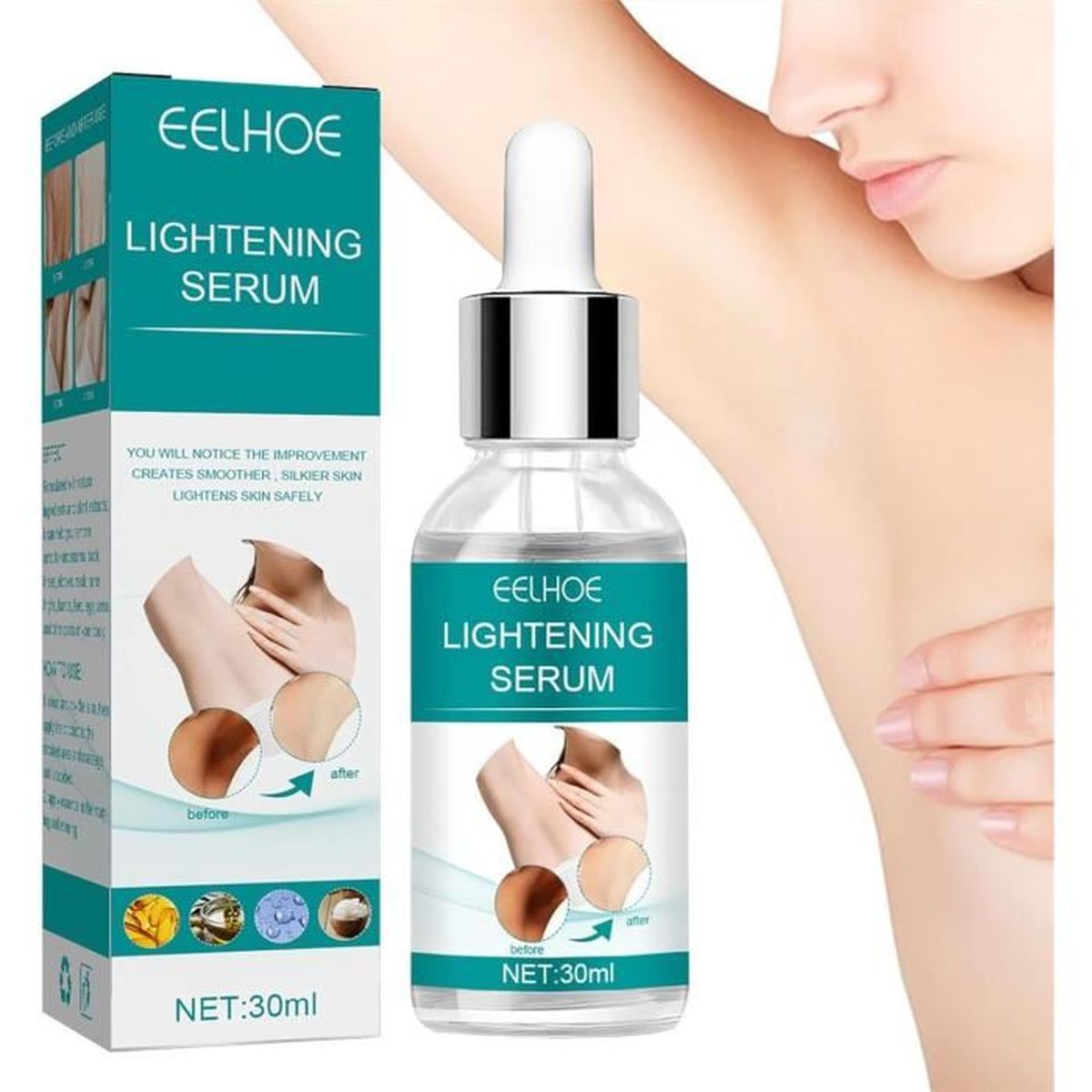 Crème éclaircissante pour Les aisselles Éclaircissant des aisselles