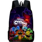 XHTANG Sac à Dos Smiling Critters pour Enfants Cartable Poids Léger Ordinateur Portable Adolescents Voyager Camping Polyester