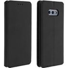 Housse pour Samsung Galaxy S10e - AVIZAR - Étui Folio Portefeuille - Éco-cuir - Support Vidéo - Noir