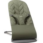 BABYBJORN BabyBjörn Transat Bliss Cadre gris foncé Coton Mix Tissé Matelassage Pétale Vert foncé