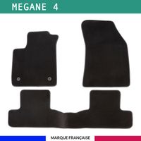 Tapis de voiture - Sur Mesure pour MEGANE 4 - 3 pièces - Tapis de sol antidérapant pour automobile