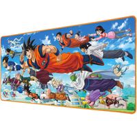 Dragon Ball Super - Tapis de souris antidérapant XXL 90 mm x 40 mm - Licence officielle