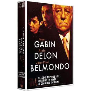 DVD FILM DVD Coffret Gabin, Delon, Belmondo ; un singe e...