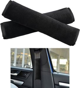 2 Clips Ajusteurs Ceinture De Sécurité Voiture - Réducteur Pression épaule/cou, Universel Noir