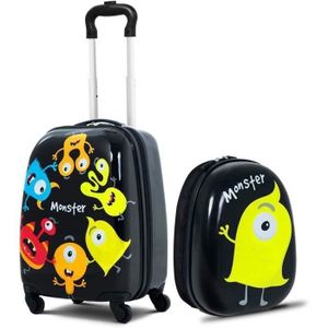 SET DE VALISES GOPLUS Valise Enfant à Roulettes 16”+Sac à Dos12”H