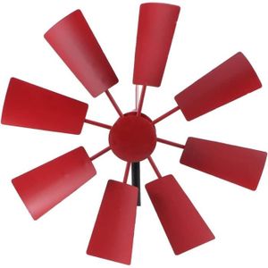 GIROUETTE - CADRAN Moulin à vent de jardin - Mini Roue De Moulin A Vent Vent Spinners - Rouge Foncé