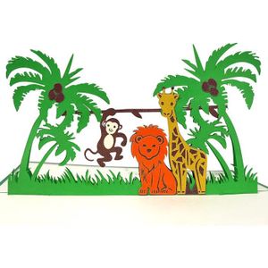 Carte Joyeux Anniversaire De La Jungle : Envoyer une vraie Carte  Anniversaire Enfant dès 0,99€ - Merci Facteur