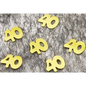 CONFETTIS Confettis de table dorés chiffre 40