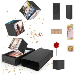 Mariage Boite Surprise Explosion A Faire Soi Meme Anniversaire Scrapbooking Album Photo Pour Saint Valentin Souvenir Boite Cadeau Mariage Noir Taille Unique Ameublement Et Decoration Cuisine Et Maison Schoolofbabywearing Com