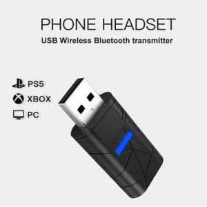 Adaptateur USB émetteur compatible Bluetooth pour PS5 Playstation 5,  ensembles de sauna BluetUnvétérans wn 4.0, récepteur