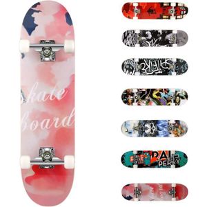 SINBIDE® Rose Skateboard Enfant & Ados, Planche À roulettes