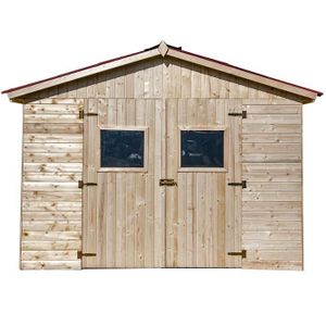 Abri De Jardin En Bois Avec Plancher Achat Vente Pas Cher