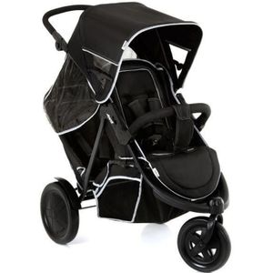 POUSSETTE  HAUCK Poussette Double 3 roues Freerider - Noir