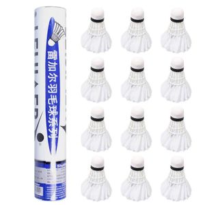 GN 12 Pcs Volant Badminton 77 Plumes de Canard