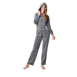 Jogging velours online femme decathlon