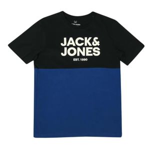 T-SHIRT T-shirt Marine/Noir Garçon Jack & Jones Miller
