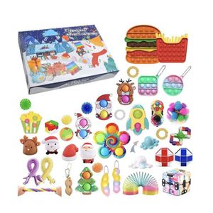 KIT DE DECORATION 2022 Calendrier de l'Avent Fidget Toys pour enfant