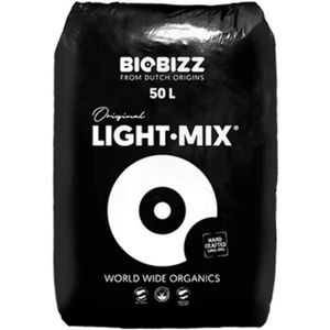 TERREAU - SABLE BioBizz 02-075-100 Light-Mix Sac Terreau Mélange d'Empotage Léger, Transparent, 50 L263