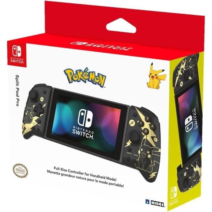 HORI Split Pad Pro  (Pokémon: Pikachu Black & Gold) for Nintendo Switch