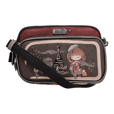 Anekke Sac à main noir blanc pour femme - Memories Nature Towanda Short Handle Bag M / L Multicolor 303140 noir,blanc,jaune clair,gris clair - Bagagerie - Maroquinerie