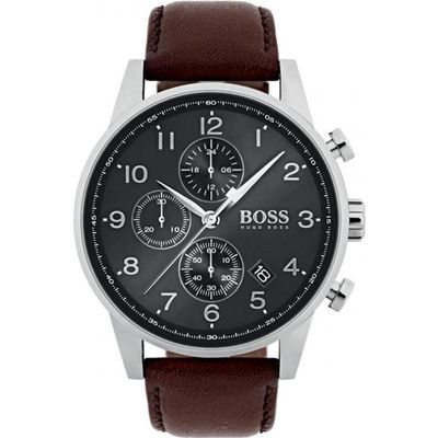 Montre hugo best sale boss homme marron