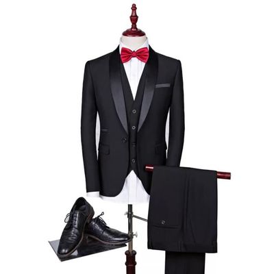 Costume Homme uni de Marque Luxe V Tements Masculin