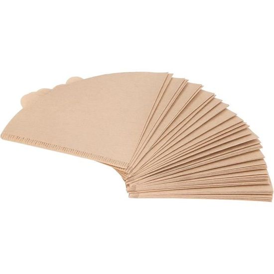 200 Pcs Filtres à Café En Papiers De Filtre à Cafés Papier