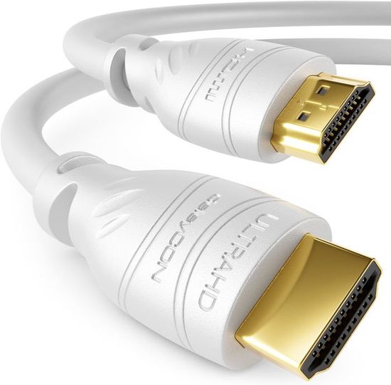 15m Cble HDMI 20ab - Haute Vitesse avec Ethernet - UHD 2160p 4K60Hz 444 ...