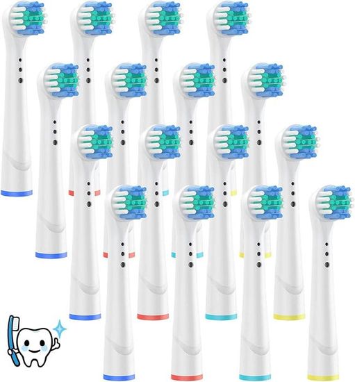 Têtes De Rechange Pour Brosse à Dents Oral-B Braun - Lot 4/8/12/16 Pièces - Neuf
