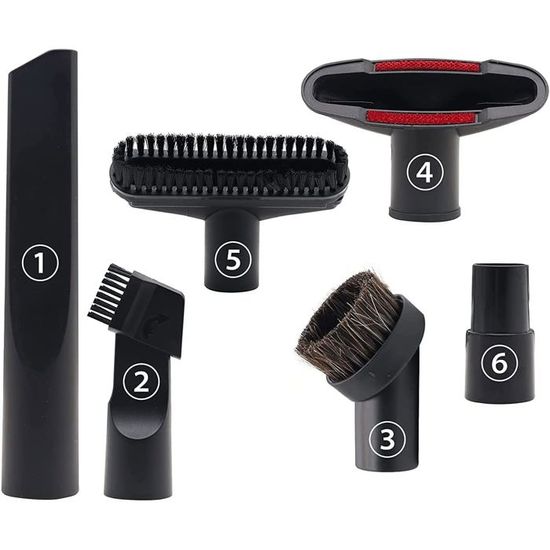 Philips 6 Pièces Accessoires Pour Aspirateur, Convient Aux Aspirateurs De Calibre 32 Mm , Pour