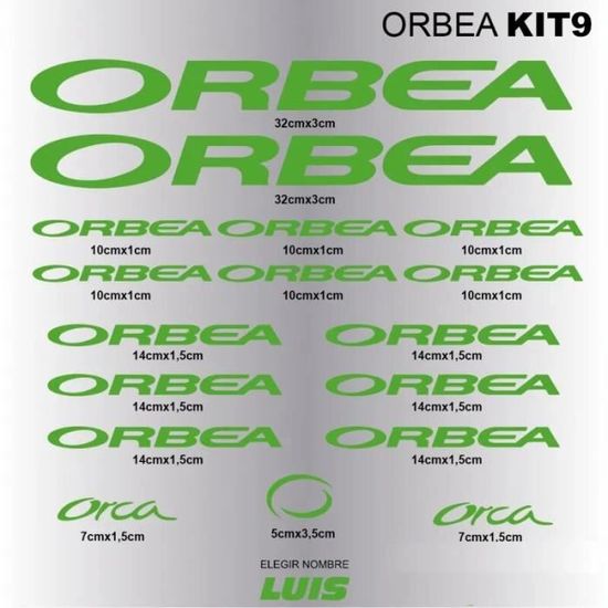 Lot De 7 Autocollants Décoratifs Columbus BRAIN - Pour Cadre Et Fourche De Vélo - Remplacement