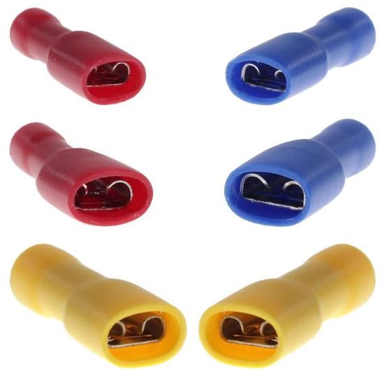 Lot De 10 Cosses De Câble Tubulaires 6 Mm² - Diamètre Trou M5 | Cuivre étamé, Non Isolées, Pour Auto, Maison, Atelier