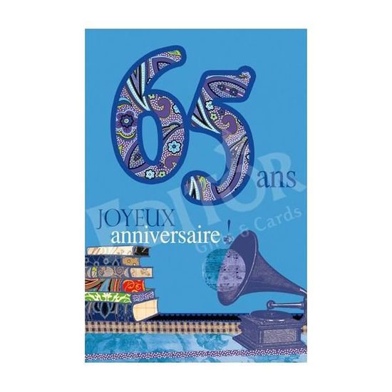 Carte Joyeux Anniversaire 65 Ans Cadeau Maestro Achat Vente Faire Part Invitation Carte Joyeux Anniversaire 6 Cdiscount Carte Joyeux Anniversaire 65 Ans Cadeau Maestro Achat Vente Faire Part Invitation Carte Joyeux Anniversaire 6 Cdiscount