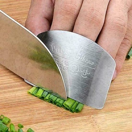 Protège-doigts Pour Râpe Et Mandoline – Support De Sécurité En PP Et Acier Inox 304 Pour Couper Fruits Et Légumes Sans Risque