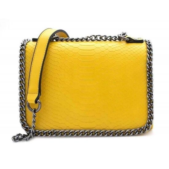 Sac bandoulière effet python sale