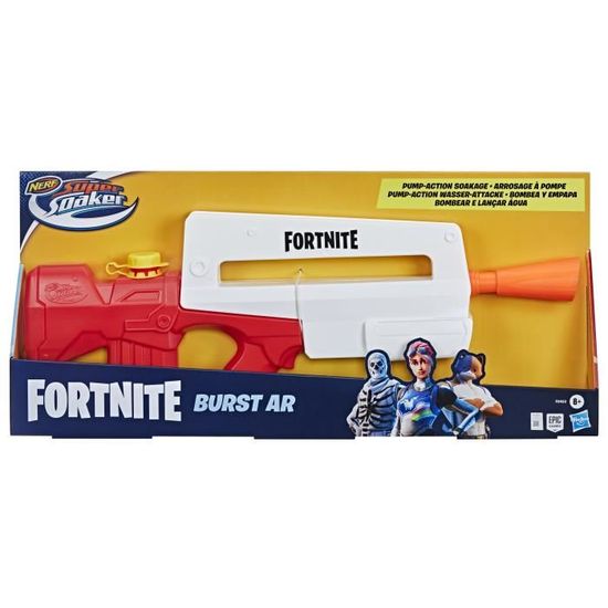 Pistolet à eau NERF SUPER SOAKER Fortnite Blaster Pump-SG pour jeunes, ados et adultes