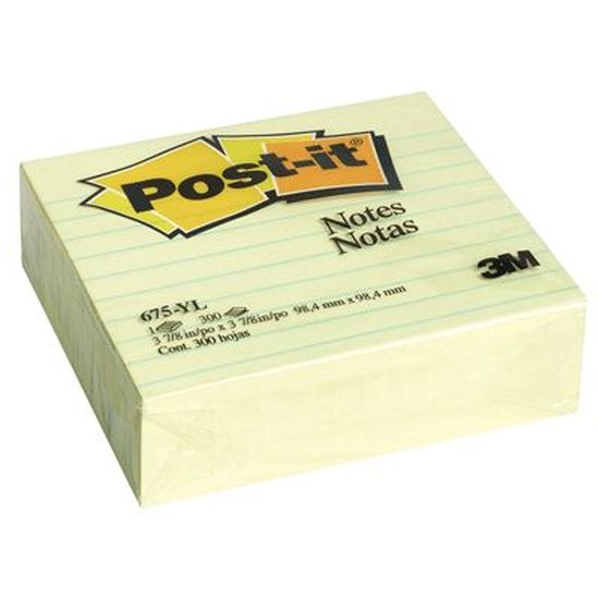 Post-It 675-YL Note repositionnable Jaune