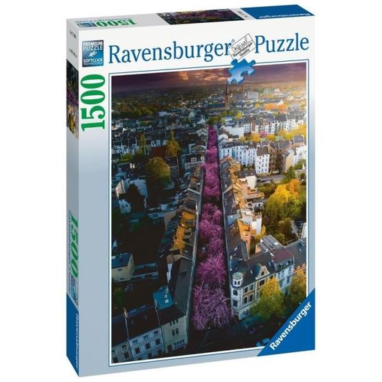 Puzzle 1500 pièces Ravensburger - Bonn en fleurs - Paysage et nature