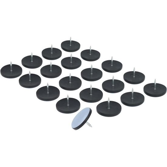 GleitGut 24 X Patins Téflon 24 X 35 Mm Patin Chaise à Clouer