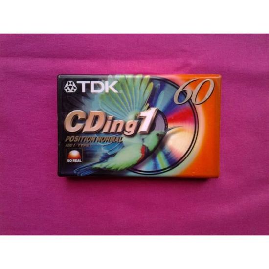 Cassette Audio TDK DB 60 - Type I - Neuve Sous Blister - K7 Vierge