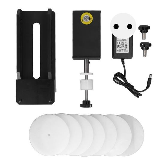 RHO- kit de nettoyage de disque vinyle Disque vinyle nettoyeur à ultrasons  support disque électrique laveuse nettoyage Spin - Cdiscount Electroménager