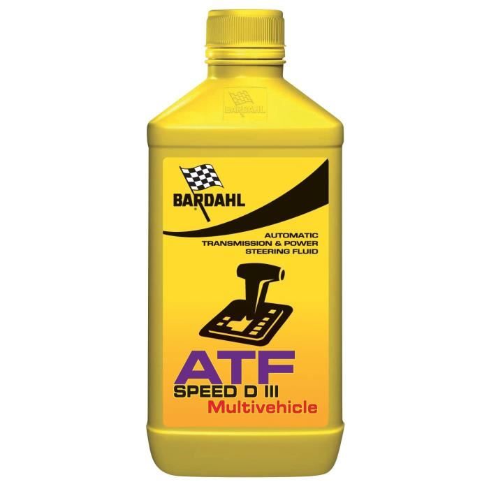 BARDAHL Huile de pont/boîte moto ATF DIII Multi véhicules - 1 L