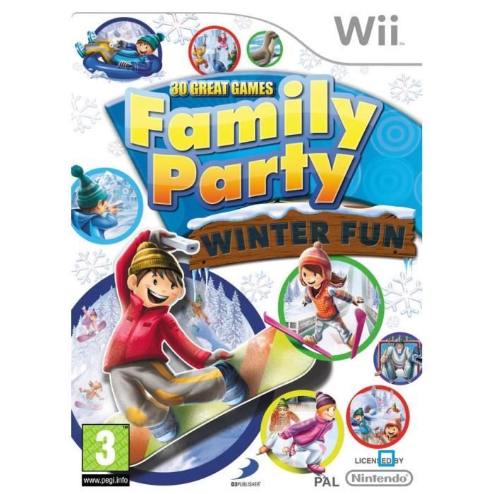Atari Family Party Winter Fun / Jeu Console Nintendo Wii